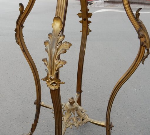 1880/1900' Sellette Style Louis XIV Bronze Et Opaline – Image 6