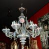 1950'  Chandelier Murano Blue Opalescent colour 6 lights - Image 7
