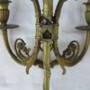 Pair sconces bronze of style empire heads  eagles and masks - Image 5