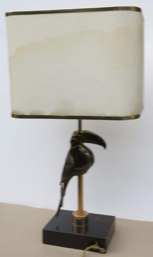 1970' Pair of Lamps in the Toucan style Duval Brasseur - Image 6