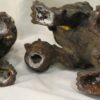 19th Pair of Dogs Fu or Chinese Lion in golden cast iron - Image 7