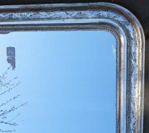 Miroir de style LP argenté a la feuille 140 X 101 – Image 4