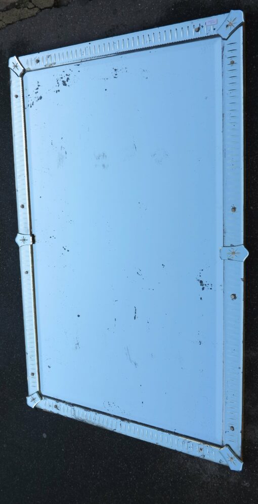 1890/1900 Miroir venise a bulles allongées 163 X 107 – Image 2