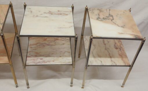 1970' Paire de Tables avec Marbre Maison Baguès – Image 3