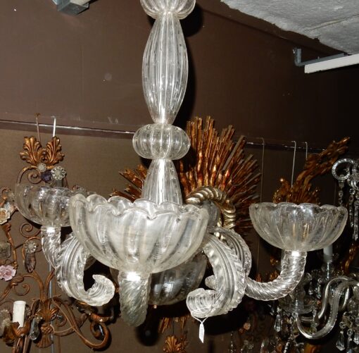 1950 "Chandelier Barovier 4 Arms of Light - Image 3