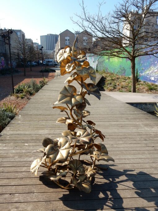 1970' Floor Lamp In the Foliage H 2m00