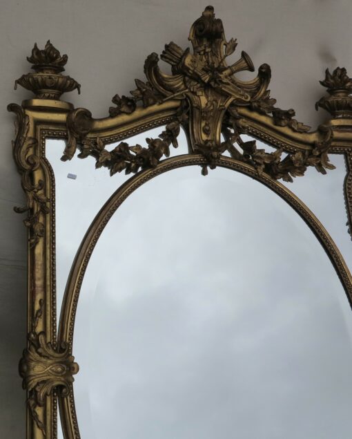 Miroir parecloses doré N3 aux urnes porte feux – Image 8