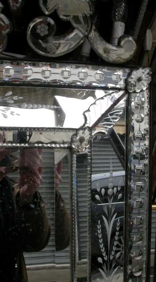 Venitian mirror with front wall (large size) - Image 2