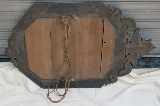 1880' Octagonal Mirror Has Front Wall Napoleon III - Image 6