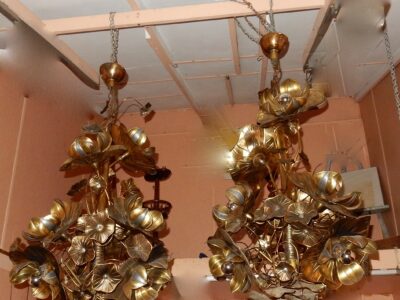 1970' Pair of Chandeliers Maison Jansen