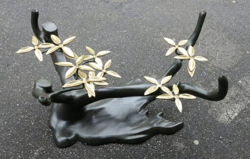 1950/70 Coffee Table in the Bonsai on Golden Bronze Sand Dune and Skated Daro or Duval Brasseur - Image 2