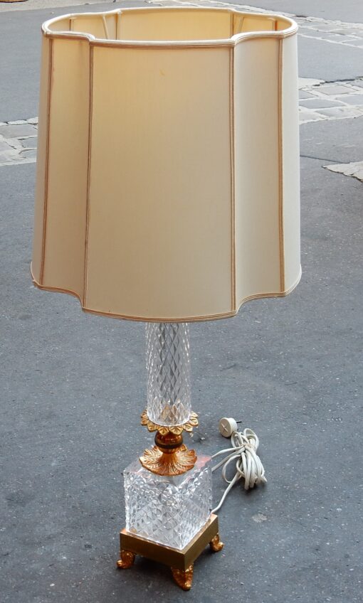 1970 Lamp in crystal and brass - Image 3