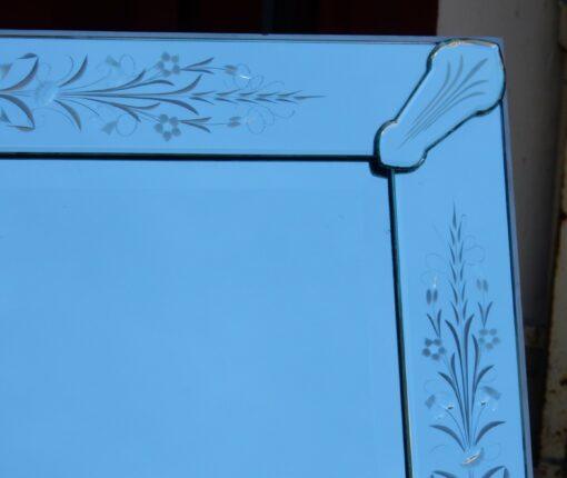 1950/70' Mirror Rectangle Venice  with Arrows Cabochons 83 X 137 - Image 4