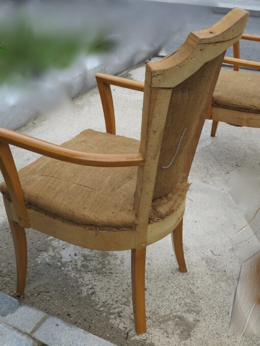 4 art deco armchairs - Image 6