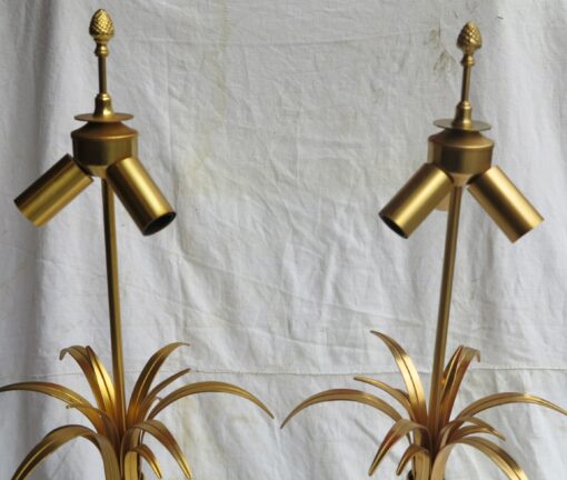 Pair of Lamps Style Maison Charles in White Opaline - Image 3