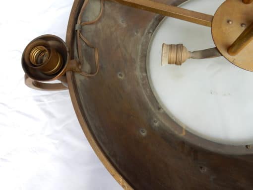 1950' Lustre Jacques Adnet Circulaire – Image 6