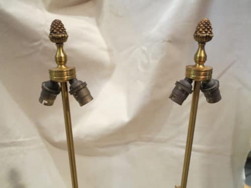 Pair of lamps style Charles with egg in onyx - Image 3