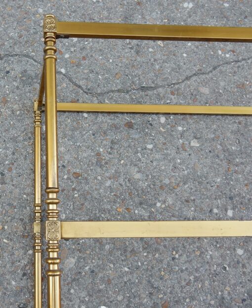 1950/70'  Etagere ou Console  Maison Jansen a 3 Niveaux 131 x 34 cm – Image 7