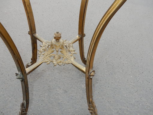 1880/1900' Sellette Style Louis XIV Bronze Et Opaline – Image 3
