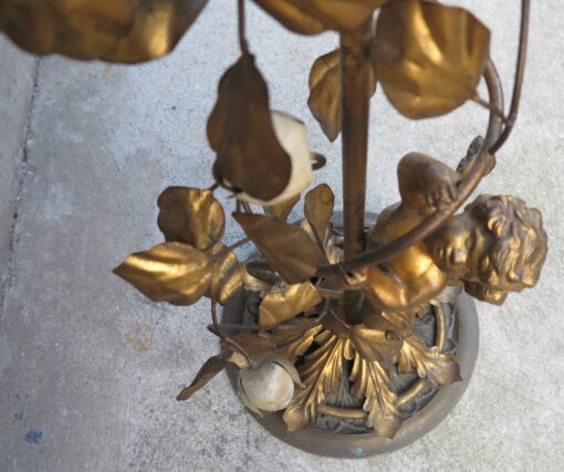 1950/70' Lampadaire Florentin Aux Anges – Image 4