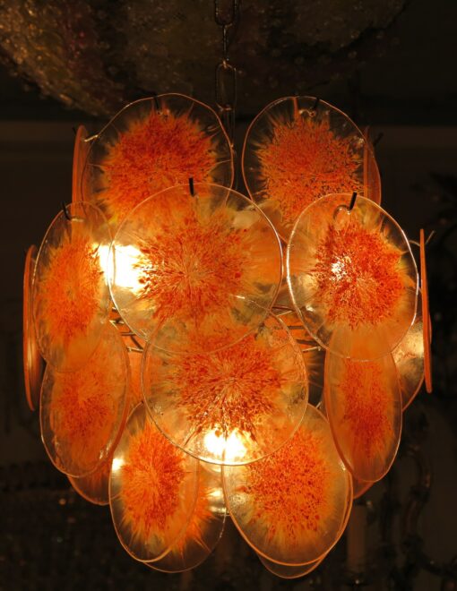 1970' Lustre Venini Style Vistosi 26 Pièces – Image 3