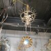 Paire de lustres Venini cristal de Murano de forme pentagonale modéle Tronchi par Véronese – Image 2