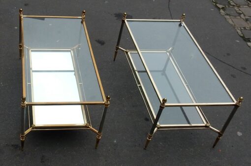1950/70'  Pair of Coffee Tables Maison Jansen 103 x 54 cm - Image 3