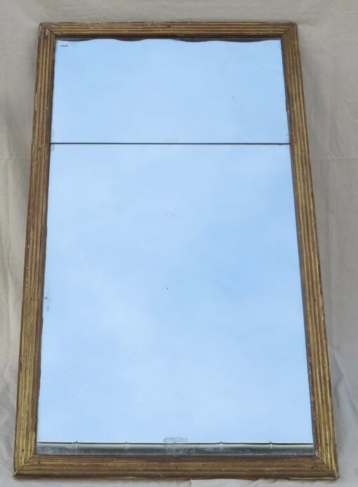 Miroir a canaux doré glace Mercure