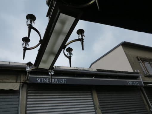 1950/70' Lustre Style Jacques Adnet 8 Lumières – Image 3