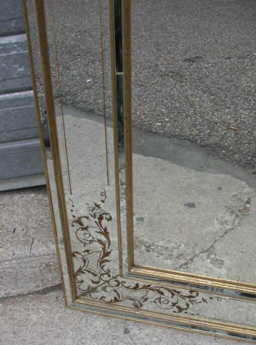 1970 Miroir Églomisé 150 x 79 cm – Image 3