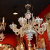 1950'  Chandelier Murano Blue Opalescent colour 6 lights - Image 6