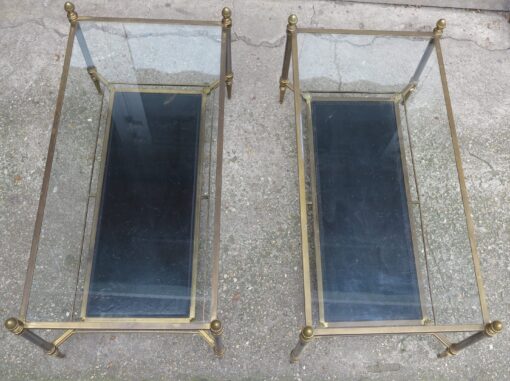 1970' Pair of Coffee Table Maison Jansen 93 x 48 cm - Image 6