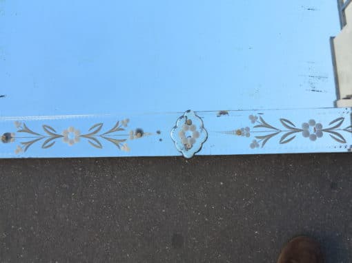 1900' Venice mirror with flowers 130 x 80 - Image 4