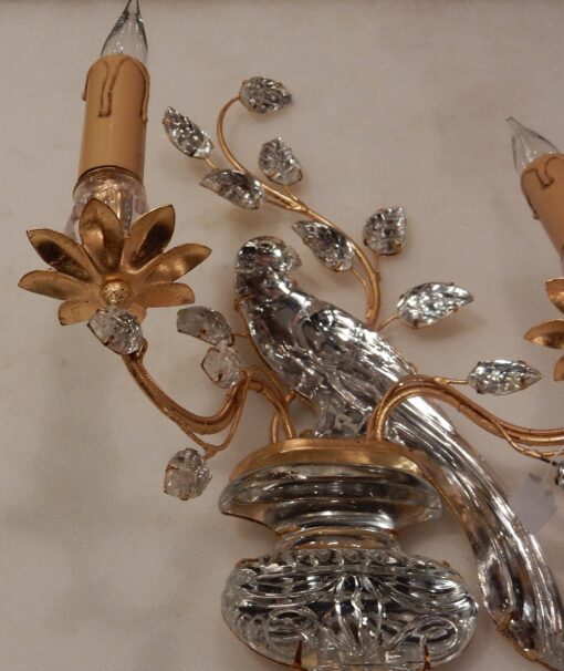1970' Wall Lamp has the Parakeet Maison Bagués - Image 3