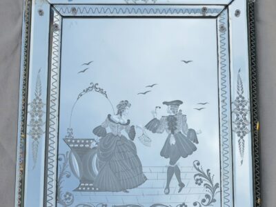 1950/70' Miroir Vénitien Romantique