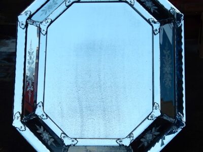 1820/50 Miroir St L XIV a Pareclose Tain Mercure 133 X 114 cm