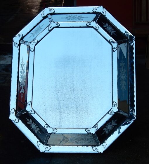 1820/50 Miroir St L XIV a Pareclose Tain Mercure 133 X 114 cm
