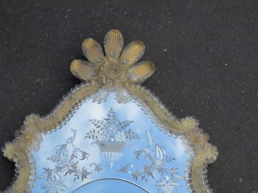 1950/70 Mirror Murano in birds Lyre - Image 3