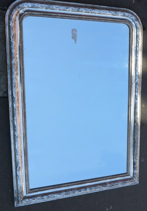 Miroir de style LP argenté a la feuille 140 X 101