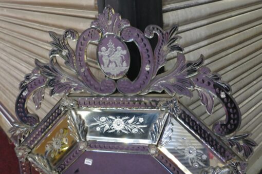 Venitien mirror with angels - Image 2