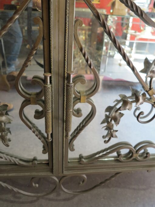 1950' Buffet Fer Forgé et Miroirs – Image 6