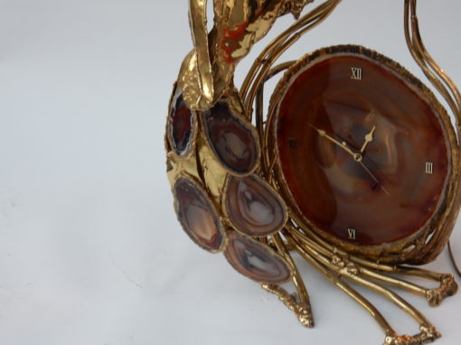 1970 'Enlightening Clock with Parrot FERNANDEZ or DUVAL BRASSEUR For HONORE - PARIS - Image 7