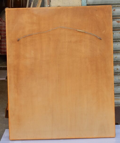 1970' Miroir Style Véronèse Parecloses et Fleurs Dorées à l'Or 103 X 82 cm – Image 2