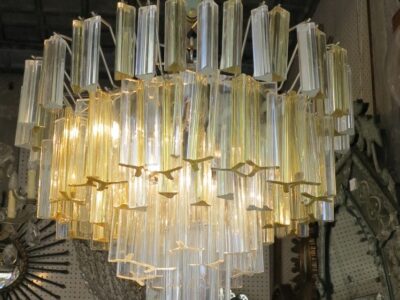 Chandelier two colour Murano