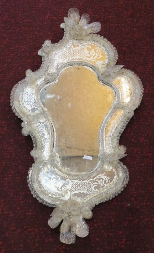 Miroir  murano  style rocaille – Image 4