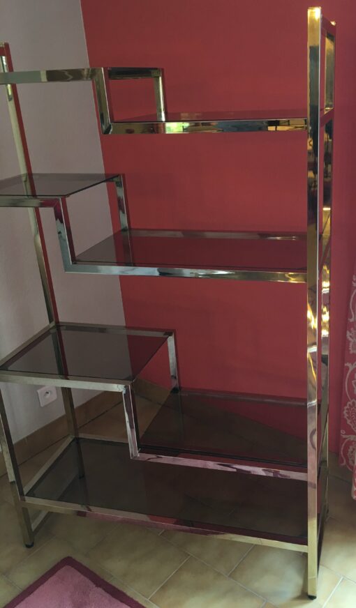 1970' Paire d'étagères style Pierre Vandel Paris – Image 6