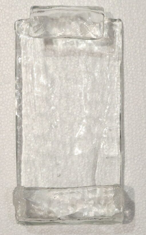 1970' Paire de Lustres ou Lanternes par Fratelli en Forme de Cage Cristal de Murano – Image 4