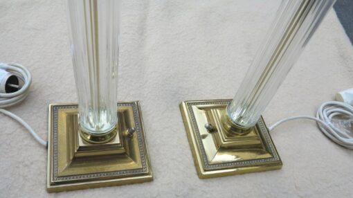 Pair of altuglass lamps Renaissance style - Image 4