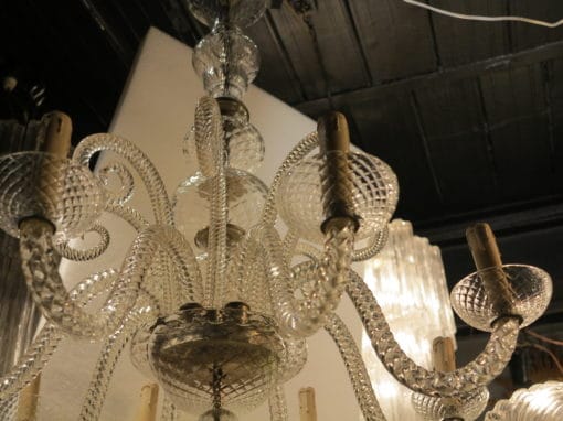 1900/20' Lustre Cristal 8 Bras et 8 Crosses – Image 7