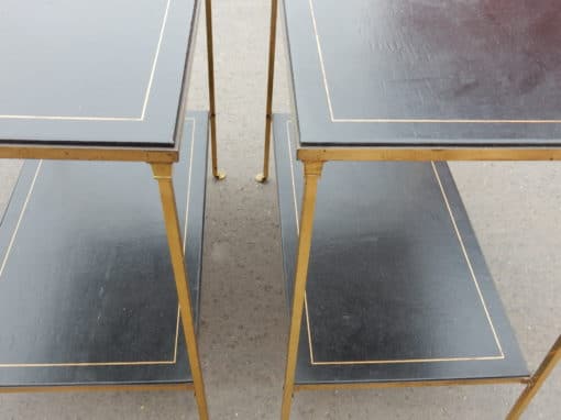 1950/70' Paire de Bouts de Canapés Maison Baguès Laiton Pieds Griffes – Image 7